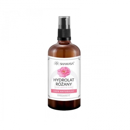 SHAMASA Woda różana Hydrolat 100% naturalny Organic 100ml